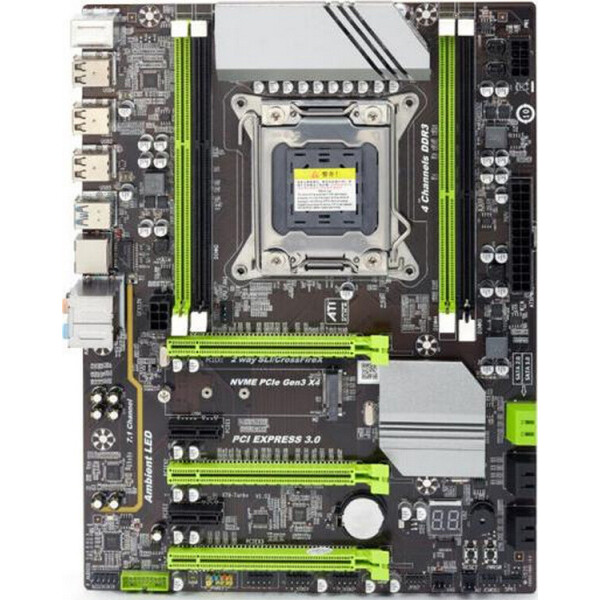 

Материнская плата BauTech Atermiter X79 Turbo LGA2011 Зеленый (1008-483-00)