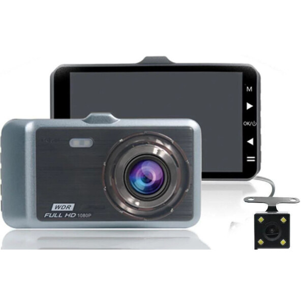 

Автомобильный видеорегистратор с 4" сенсорным экраном DVR GT500 и с камерой заднего вида