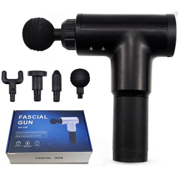 

Портативный ручной вибромассажер для мышц Fascial Gun HF-320
