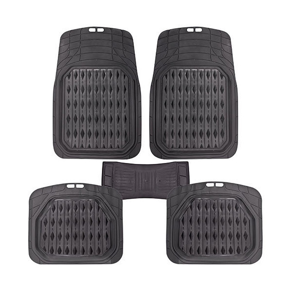 

Коврики автомобильные PVC КУ-16049 BK (черные) 5шт.