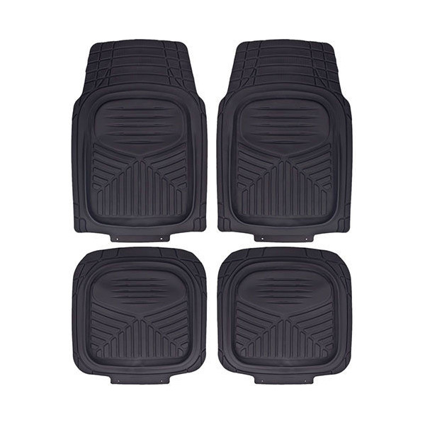 

Коврики автомобильные PVC with NBR TS 1863 P-4 BK 4шт. (черные)