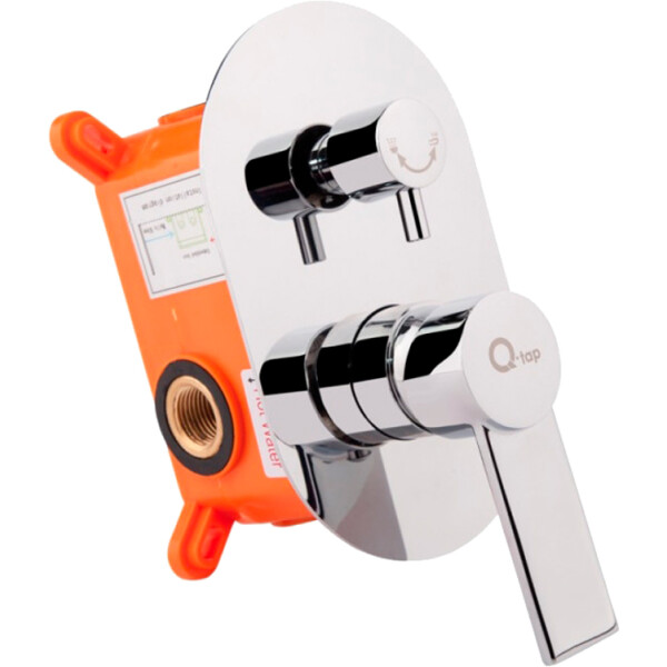 

Смеситель для душа Q-tap Form 010-22 CRM, QTFORMCRM01022