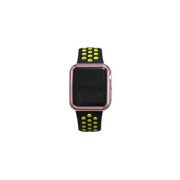 

Силиконовый чехол Coteetci розовый для Apple Watch 3/2 38мм