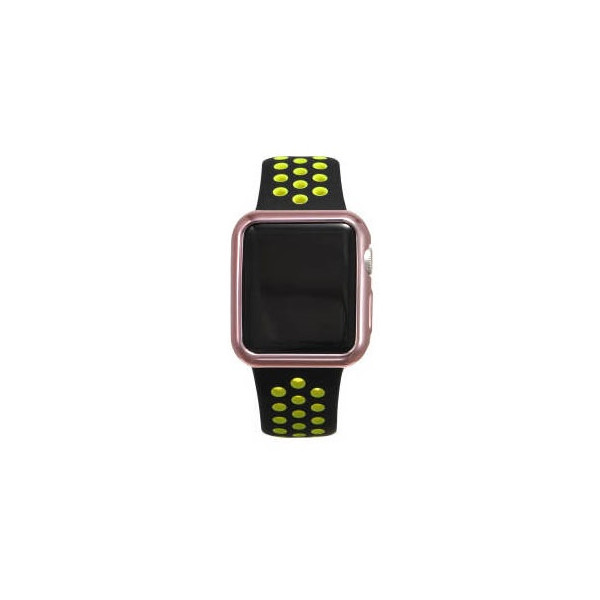 

Силиконовый чехол Coteetci розовый для Apple Watch 3/2 42мм