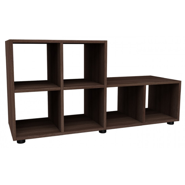 

Тумба ТВ MebelLoft120х40х60 см темное дерево 5303