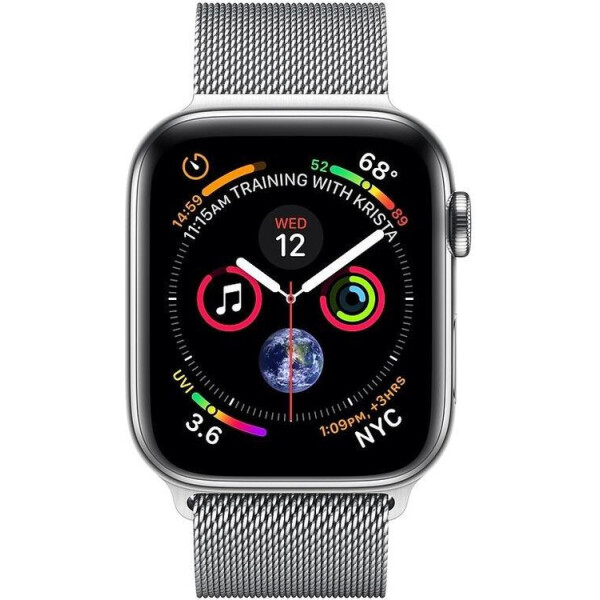 

Apple Watch Series 4 GPS + LTE 44mm Steel w. Milanese l. Steel (MTV42, MTX12)