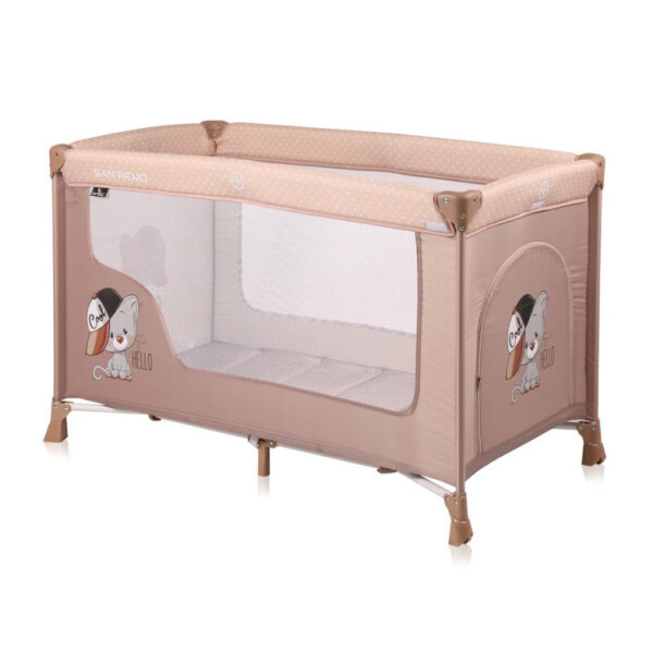 

Манеж-кровать (SAN REMO 1 LAYER BEIGE COOL CAT) (Lorelli)