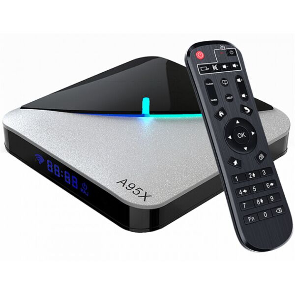 

Смарт ТВ Приставка A95X F3 Air, Amlogic S905X3, 4/32 ГБ, Android 9.0,4K Ultra HD