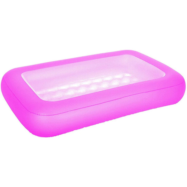

Бассейн детский Bestway Розовый прямоугольный,надувное дно (51115(Pink))