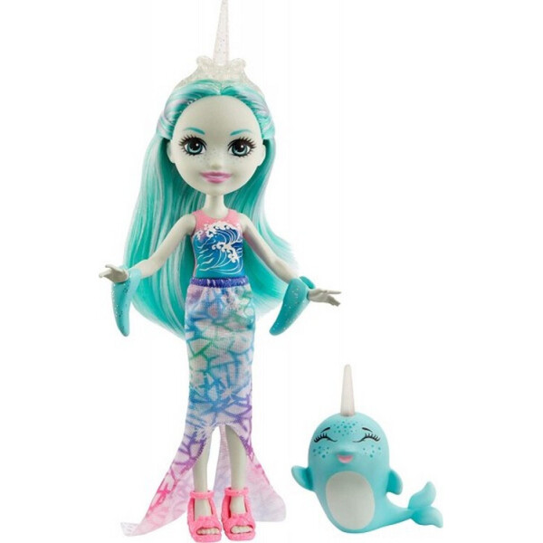

Кукла Нарвал Надди и Сворд Enchantimals Naddie Narwhal Doll & Sword Animal Friend GJX41