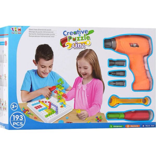 

Мозаика конструктор с шуруповертом Creative Puzzle