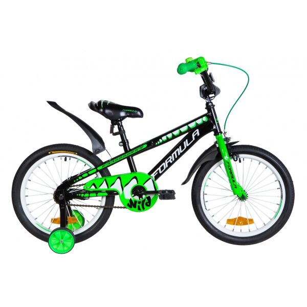 

Велосипед 18 "Formula WILD, рама 9" черно-зеленый с белым 2021(OPS-FRK-18-087)