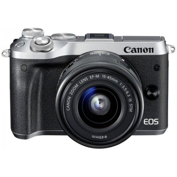 

Фотоаппарат Canon EOS M6 Kit 15-45 IS STM Silver