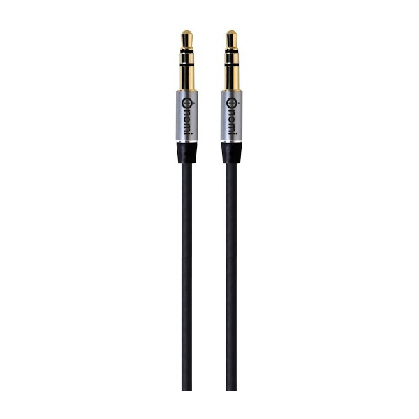 

Кабель Nomi AC 10x AUX 3.5 1м Black