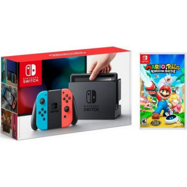 

Nintendo Switch Neon blue/red + Mario and Rabbids Kingdom Battle