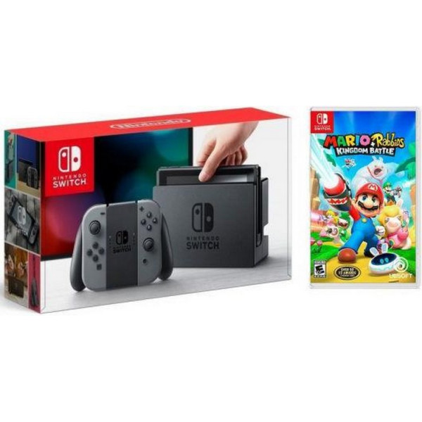

Nintendo Switch Gray + Mario and Rabbids Kingdom Battle