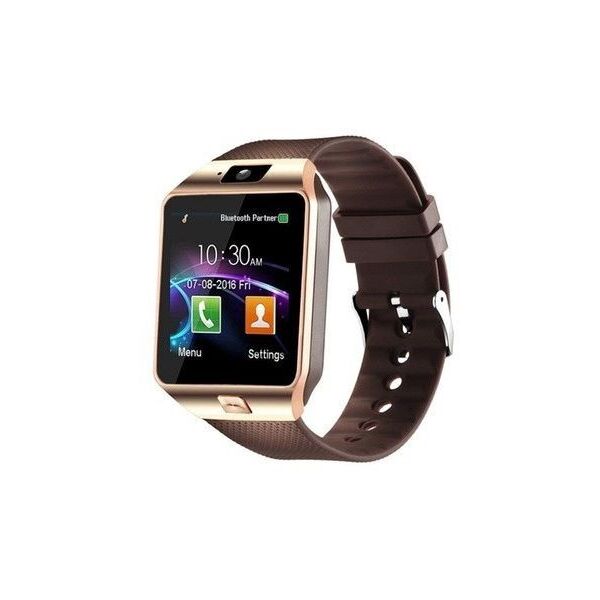 

Смарт часы телефон DZ09 Smart Watch original Gold
