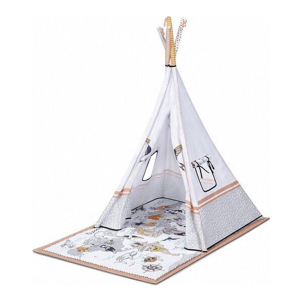 

Развивающий коврик-палатка 3 в 1 Kinderkraft Tippy (KPTIPP00MUL0000)