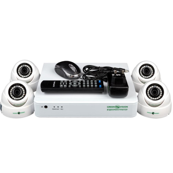 

Комплект видеонаблюдения Green Vision GV-K-S12/04 1080P (5524)