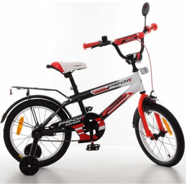 

Велосипед PROFI Inspirer 16" SY1655 Black / White / Red