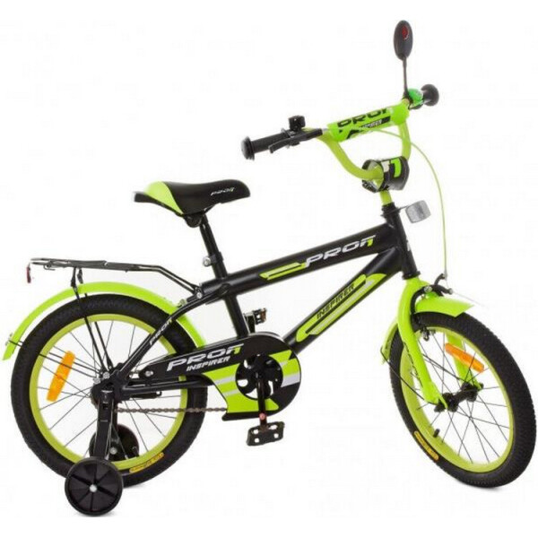 

Велосипед PROFI Inspirer 16" SY1651 Black / Lime