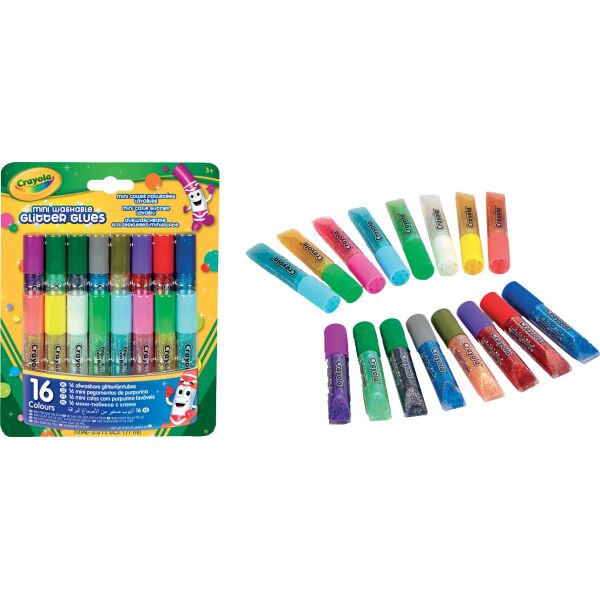 

Набор клея с блеском (washable), 16 шт (256362.024)