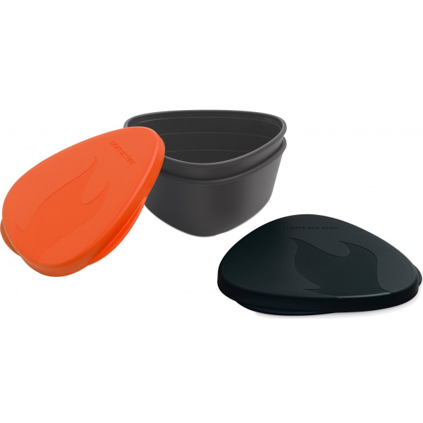 

Контейнеры LIGHT MY FIRE SnapBox 2-pack Orange-Black
