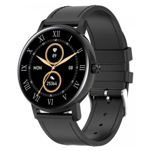 Смарт-часы UWatch L01 AMOLED Leather Black
