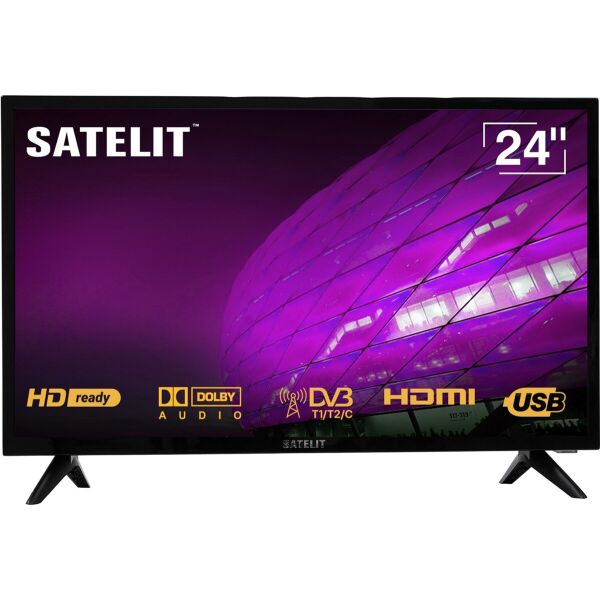 

Телевизор 24" Satelit 24H9100T Black