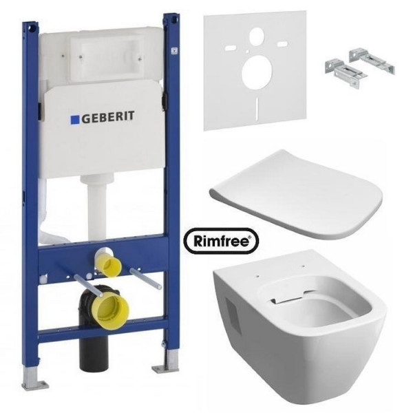

Инсталляция GEBERIT с унитазом KOLO MODO Rimfree, 458.126.00.1+L33120000+L30112000