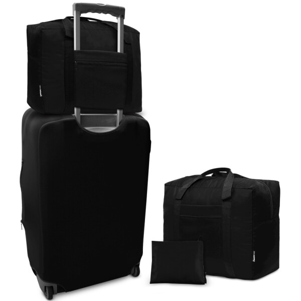 

Дорожная сумка для ручной клади Coverbag чорная 40*30*20 см Wizzair