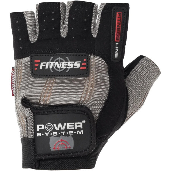 

Перчатки для фитнеса и тяжелой атлетики Power System Fitness PS-2300 Grey/Black XS(00024739)