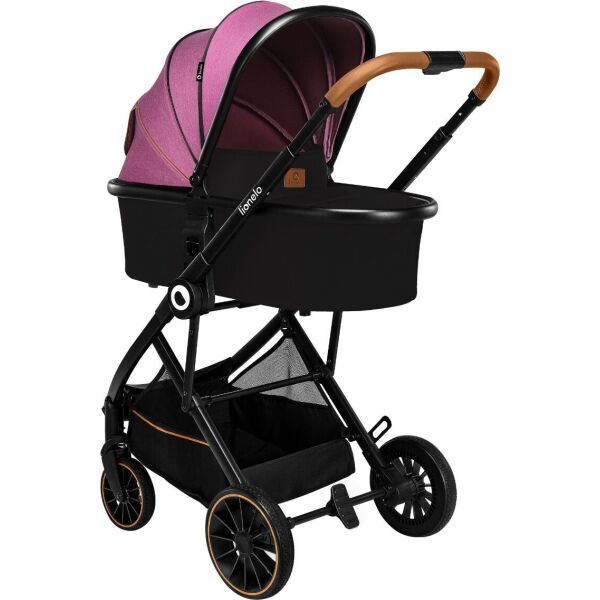 

Универсальная коляска 3 в 1 Lionelo RIYA PINK VIOLET