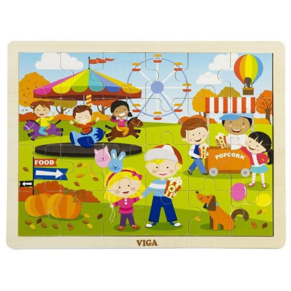 

Пазл Viga Toys Времена года. Осень