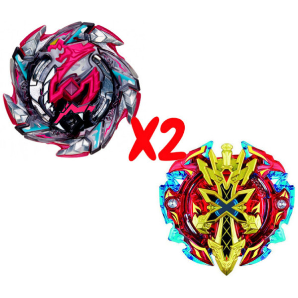 

Набор волчков BEYBLADE (Бейблейд) Hell Salamander B-113 (Адская Саламандра) VS Xeno Xcalibur B-48 (Ксено Экскалибур) с пускателями