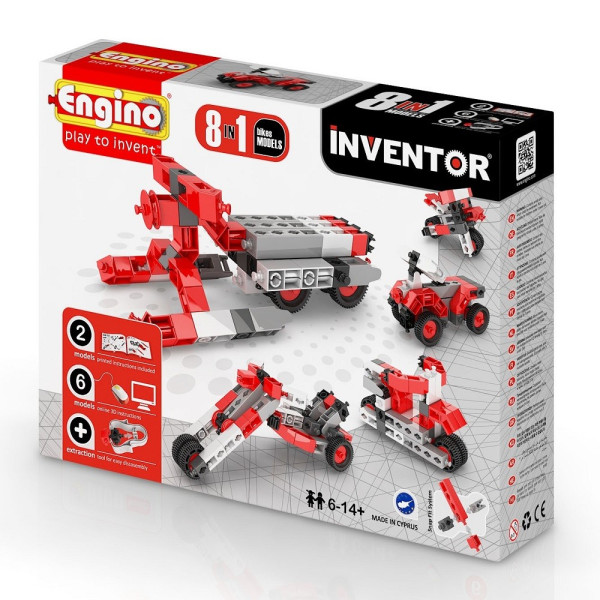 

Авто-конструктор Engino Inventor 8 в 1 - Мотоциклы (0832)