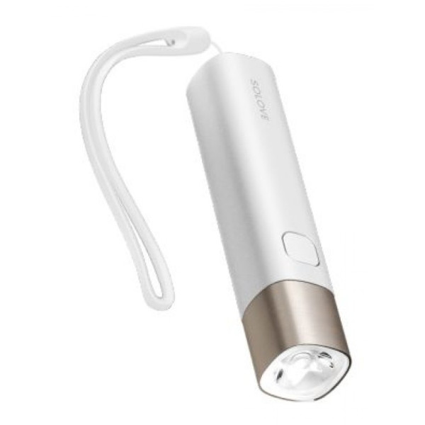 

Портативный фонарик Solove X3 Portable Flashlight Power Bank 3000 mAh White
