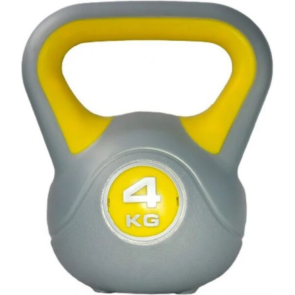 

Гиря LiveUp Plastic Kettel Bell 4 кг Grey/Yellow (LS2047-4)