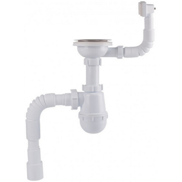 

Сифон для мойки Krono Plast выпуск 31/2 (выход 50 мм), Ем1050Euro