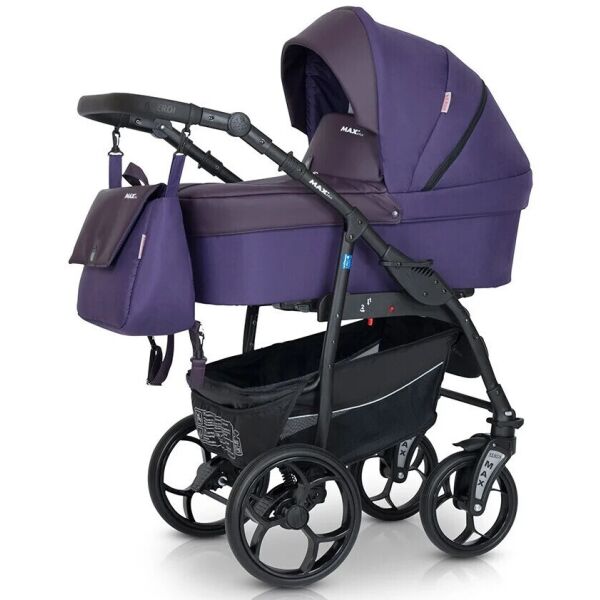 

Детская коляска универсальная 2 в 1 Verdi Max Plus 02 фиолетовый