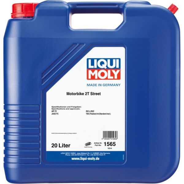 

Масло моторное 2-тактное Liqui Moly Motorbike 2T Street 20Л