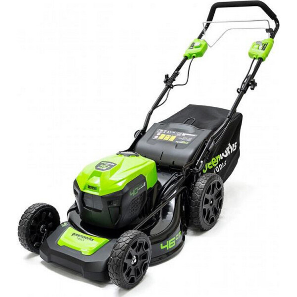 

Газонокосилка аккумуляторная Greenworks GD40LM46SPK4x (2506807UB)