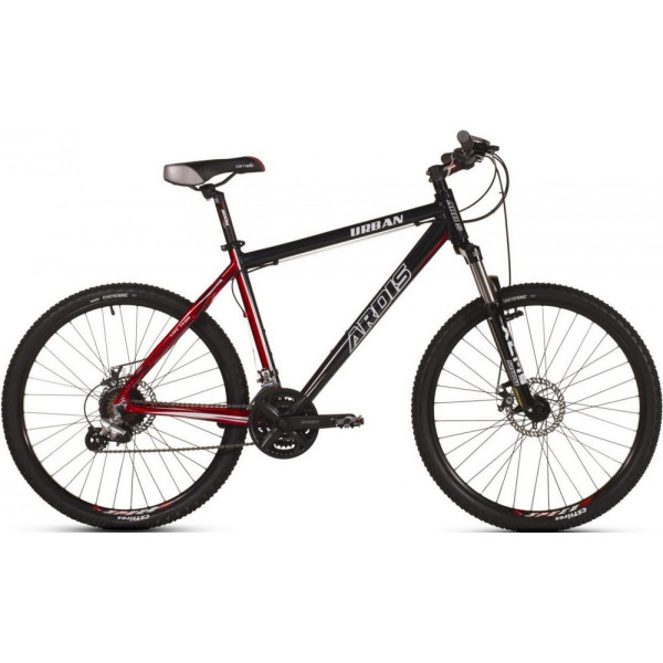 

Велосипед ARDIS ВТ 26" Т МТВ URBAN 19 Красно-черный глянец(0116M)