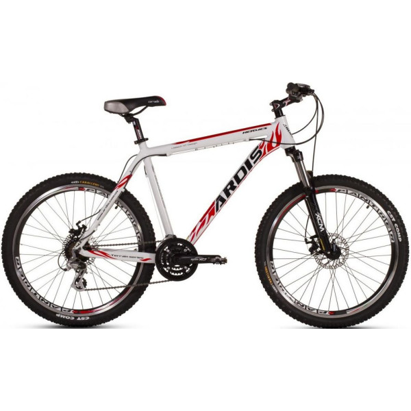 

Велосипед ARDIS ВТ 26" Т МТВ HERMES 19 Бело-красный глянец(0124M)