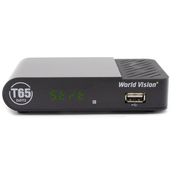 

Комплект Т2 (тюнер/ресивер World Vision WV T65 + Антенна для Т2 Комнатная Волна-2 с тв-кабелем)