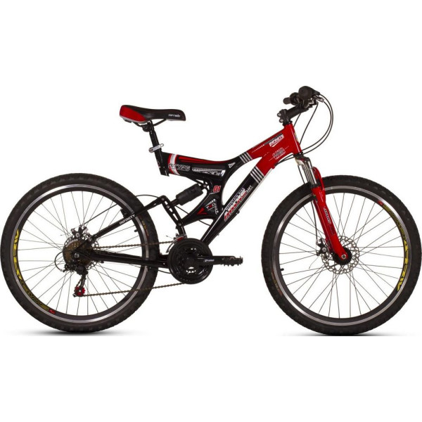 

Велосипед ARDIS INFINITY AMT 26" 19" Серо-красный глянец(0614M)
