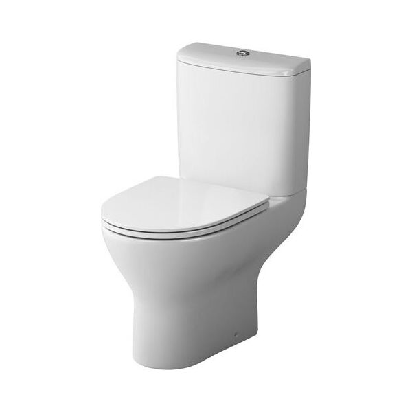

Унитаз-компакт безободковый FlashClean с сидением C80A8700SC