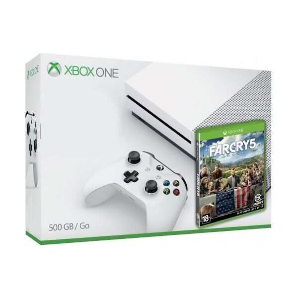 

Microsoft Xbox One S 500GB + Игра Far Cry 5 (Расширенная 18 месяцев)