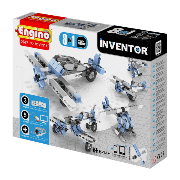 

Авто-конструктор Engino Inventor 8 в 1 - Самолеты (0833)