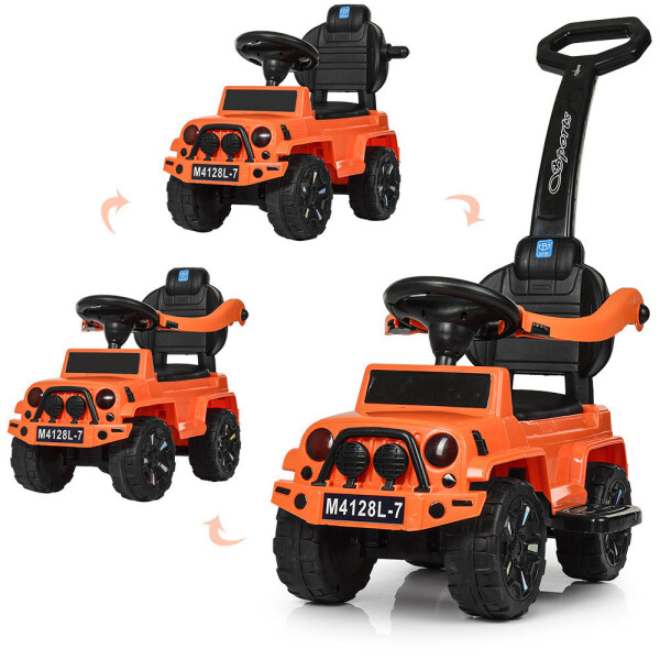 

Каталка-толкалка Bambi M 4128L-7 оранжевый